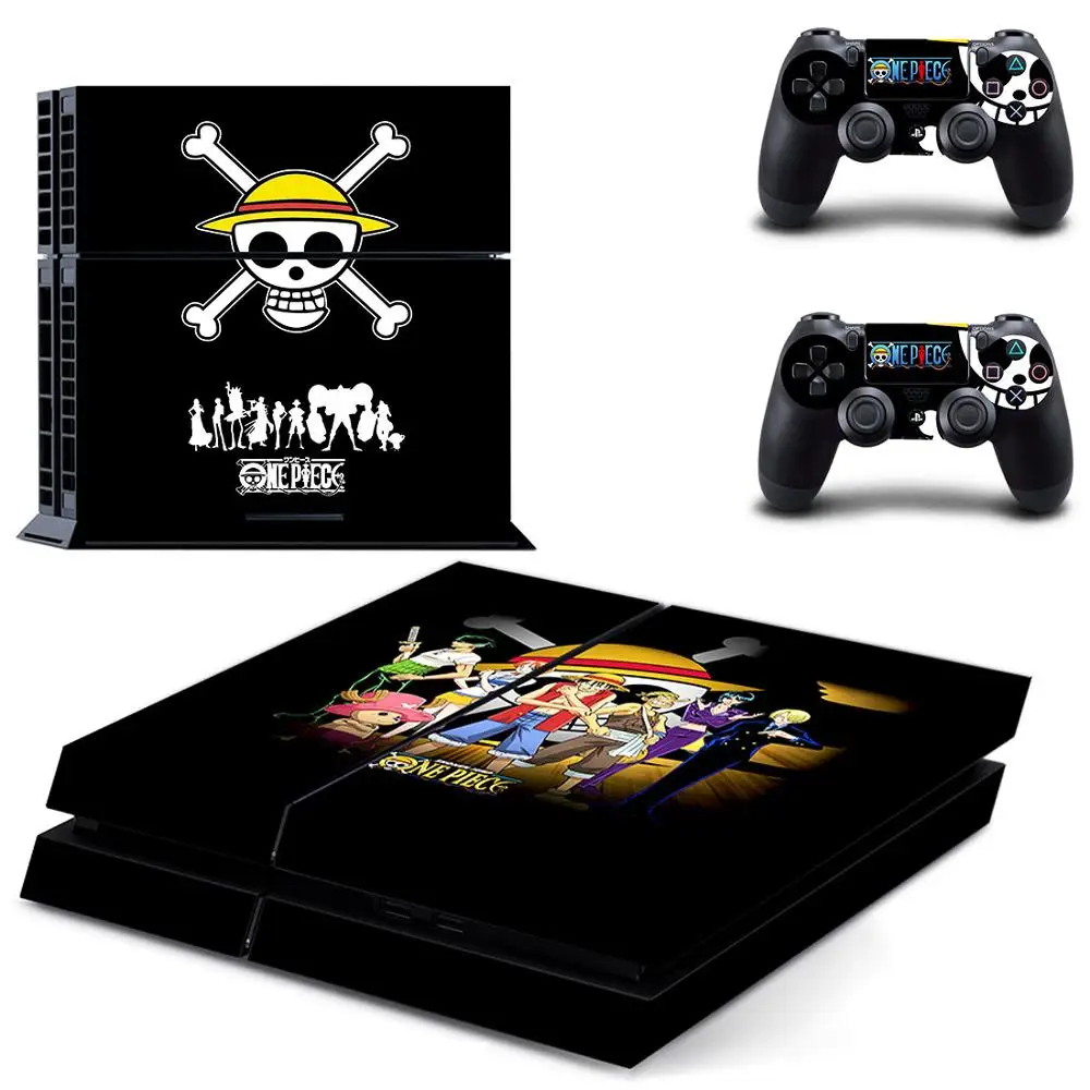 One piece Luffy PS4 наклейка s Play station 4 кожа PS 4 наклейка Наклейки Обложка для playstation 4 PS4 консоль и контроллер Кожа винил - Цвет: DPTM1119