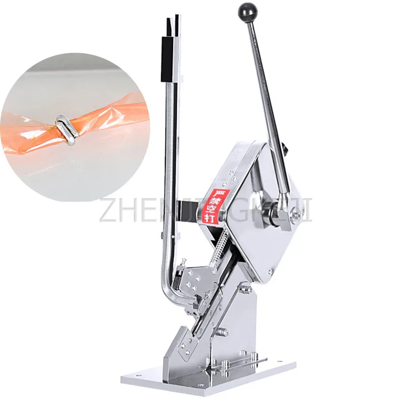 

U-shaped Supermarket Food Packaging Sealing Machine Home Stainless Steel Ham Sausage Fruit And Vegetable Manually Tie the Mouth