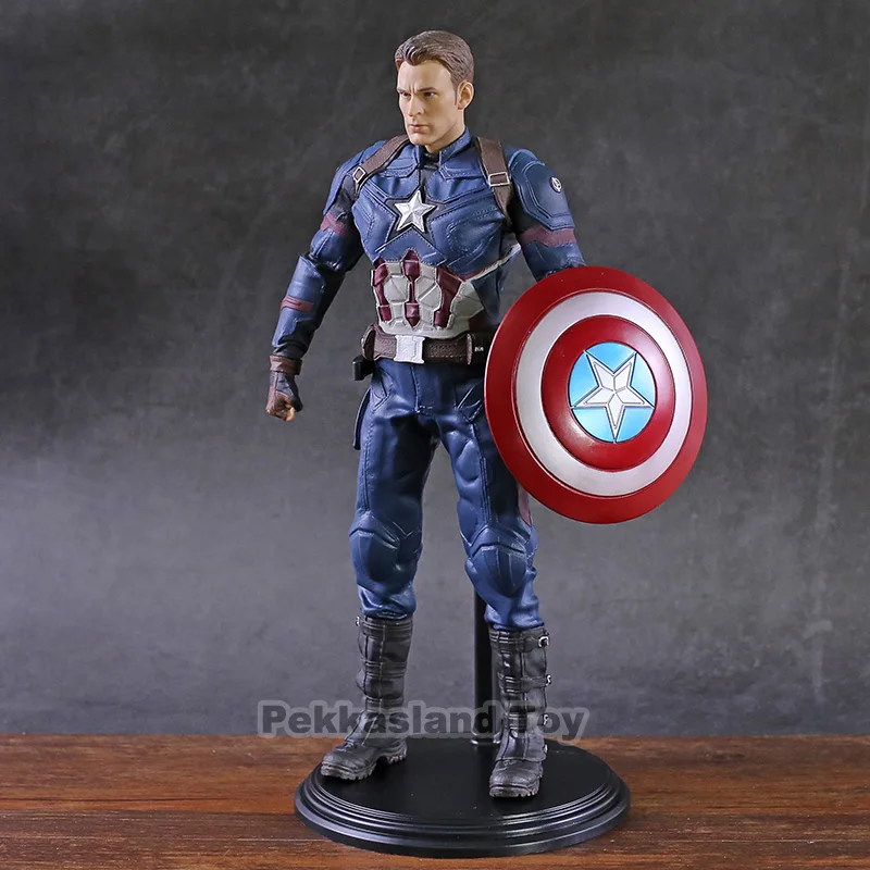 Капитан Америка Мстители Endgame 1/6 Масштаб ПВХ Коллекционная Фигурка модель