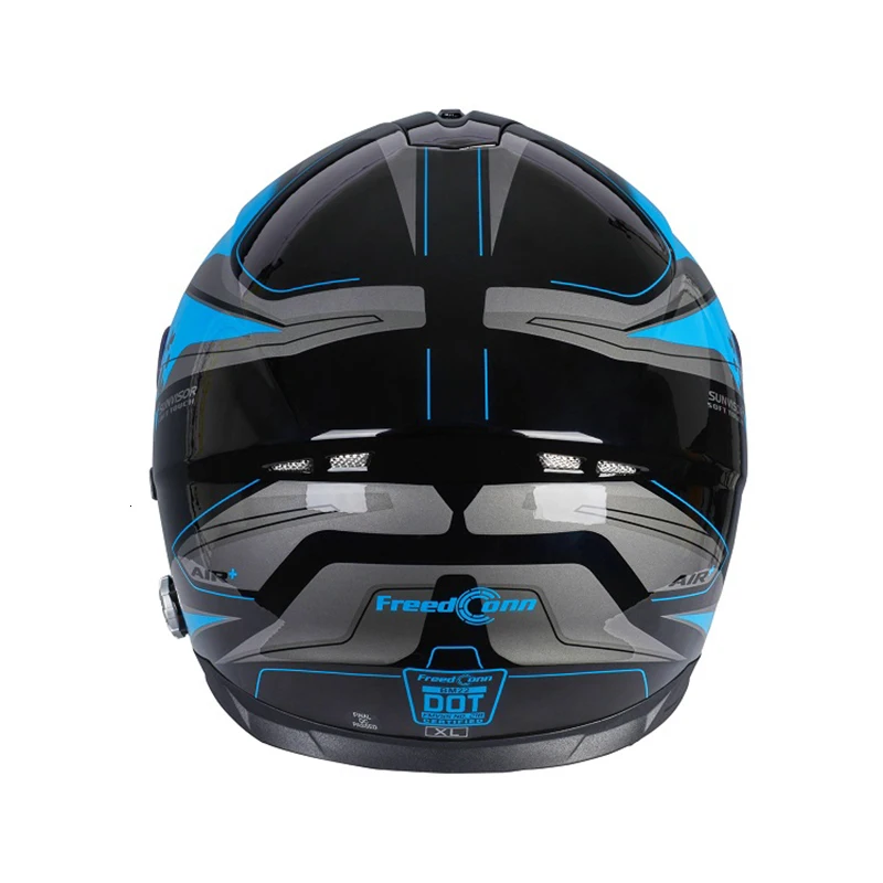 Moto rbike Bluetooth шлем moto rcycle интегральный двойной козырек полный шлем для лица Встроенный FM домофон Поддержка 6 Rider Talk casco moto
