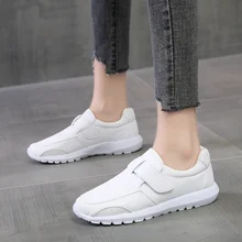 2021 sapatos casuais femininos nova primavera sapatos femininos moda bordado branco sapatos esportivos sapatos casuais