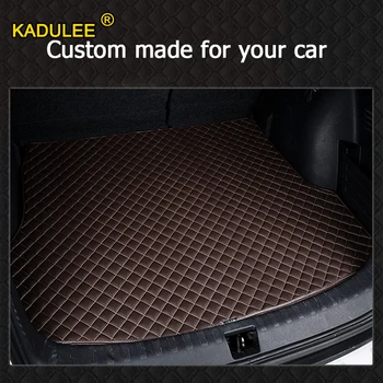 

KADULEE custom car mat trunk for Nissan All Models qashqai x-trail tiida primera pathfinder car accessories custom cargo liner