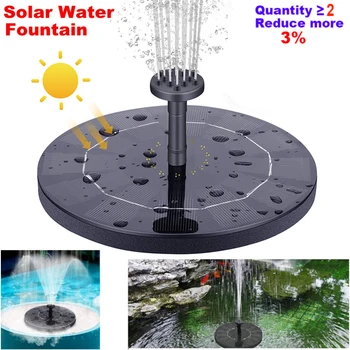 

Dropshipping Mini Solar fountain Garden fountain Pool Pond Solar Panel Floating Fountain Decoration Water Fountain Solar Panel
