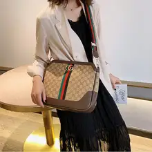 Новая женская сумка, сумка для мамы, GD принт, Европейская и американская мода, Большая вместительная Холщовая Сумка, широкий AAshoulder ремень, косая сумка