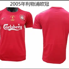 04 05 Final Istanbul 85 86 Gerrard Steven 2005 Hamann Винтаж 1989 SALAH MANE футбольная рубашка Ретро liverpooles футбольная майка