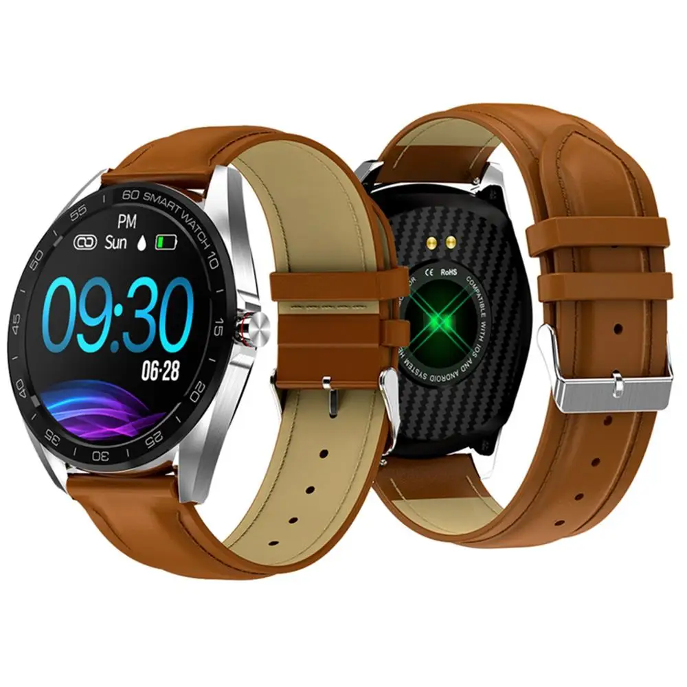 

K7 Fitness Tracker Smart Watch Men 1.3" Round Screen Heart Rate Blood Pressure Monitor IP68 Waterproof Sports Smartwatch Clock