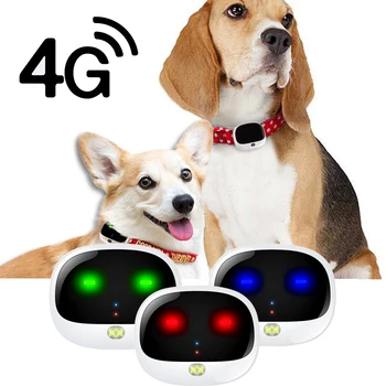 

4G Pets GPS Tracker Realtime Tracking Device For Dog Cat GPS Callback Anti-lost Find Waterproof IP67 Locator Free Web APP Track