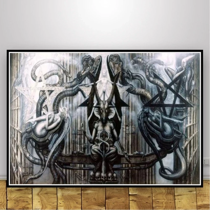 H R Giger Poster: A Arte que Transformou Minha Sala de Estar em um