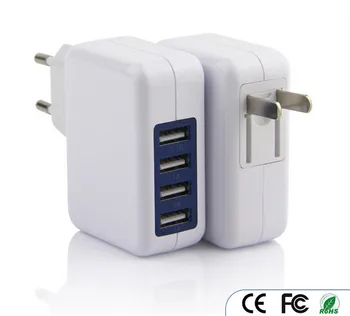 

Universal 4 Usb Ports 3.1A Wall Charger Travel Power Adapter For Iphone Samsung xiaomi Android phone