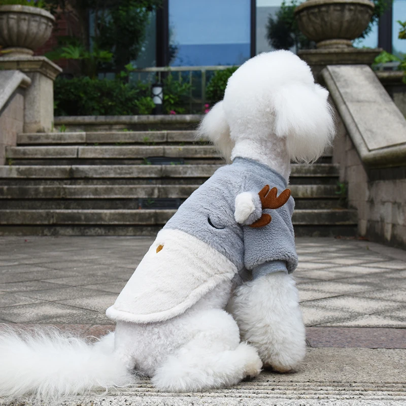 Милая зимняя теплая куртка для питомцев, пальто, роскошный искусственный мех, одежда для собак, зимнее флисовое пальто, одежда для маленьких собак, костюмы для чихуахуа, собак