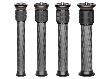 

Carbon Fiber Tripod extension Tube Pole 2 Section Tripod Center Column Extender adapter Monopod Extension