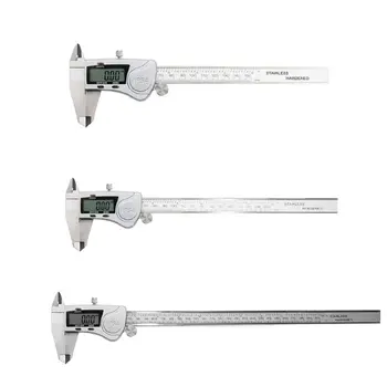 

150/200/300mm Digital Vernier Caliper Waterproof Inside Outside Depth Gauge