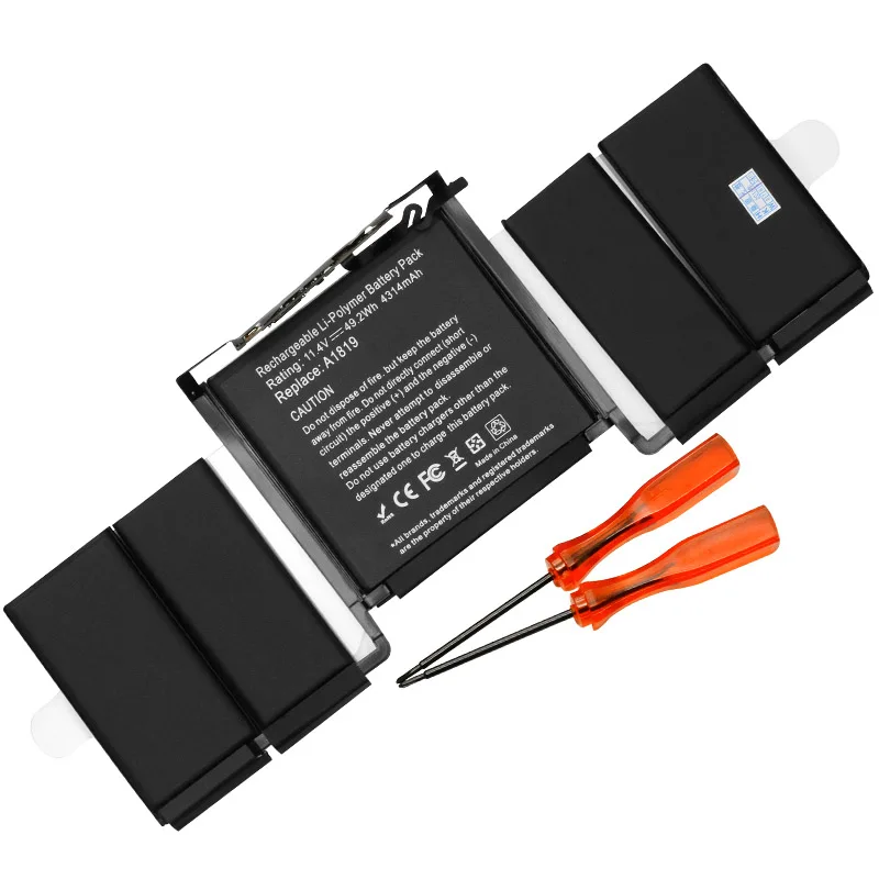 ApexWay 11,41 V 4314mah A1819 Аккумулятор для ноутбука для Apple Macbook Pro 13 ''Touch Bar A1706 год с инструментами