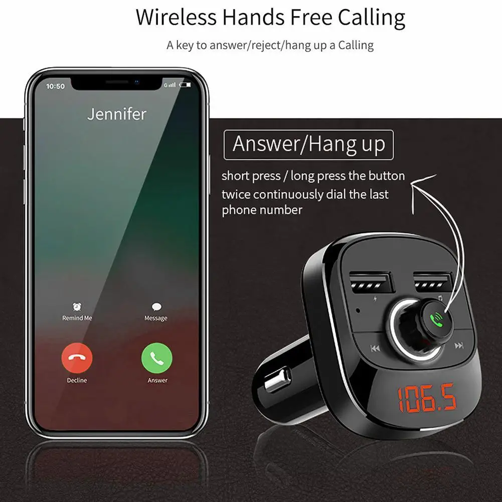Хит, Автомобильный MP3-плеер, Bluetooth, fm-передатчик, комплект, Hands-Free 3.1A, двойной USB, автомобильное зарядное устройство, автомобильные аксессуары