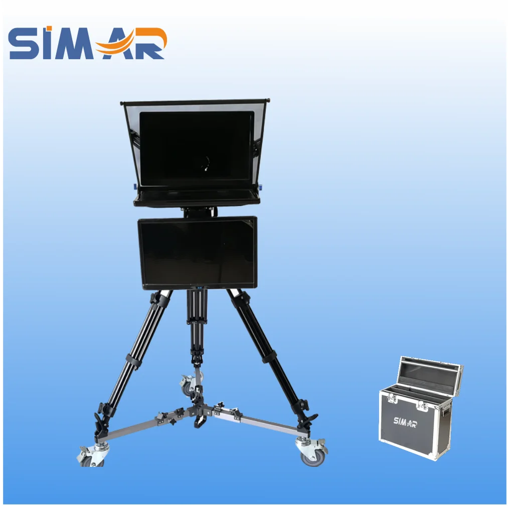 Simar 22 Inch Professional Self reversing Monitor Prompter Broadcast