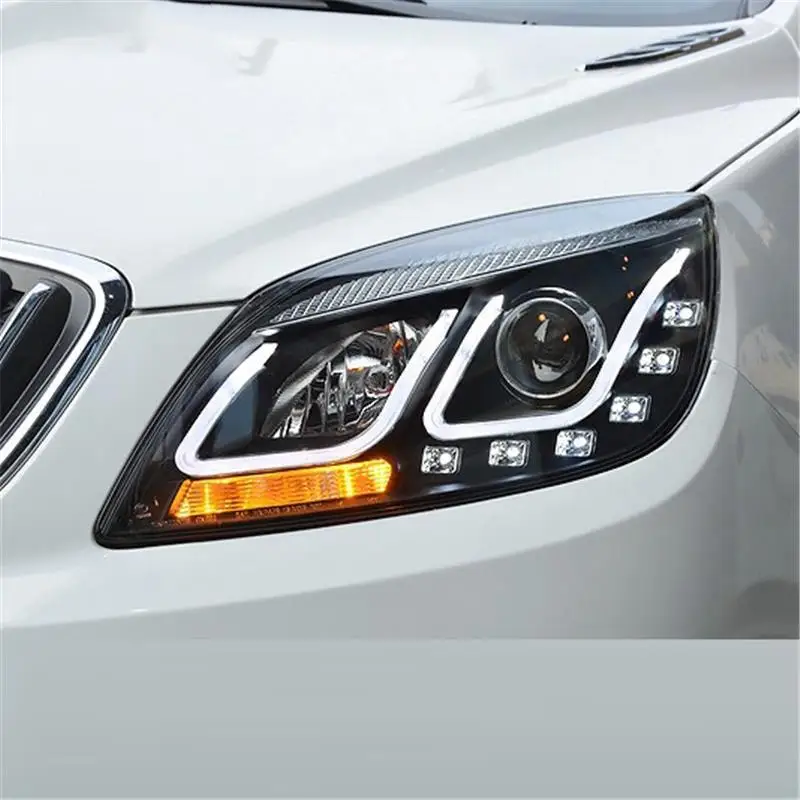 Аксессуары Luces Led Para автомобильные наружные дневные ходовые огни Автомобильные фары 10 11 12 13 14 для Buick Excelle GT