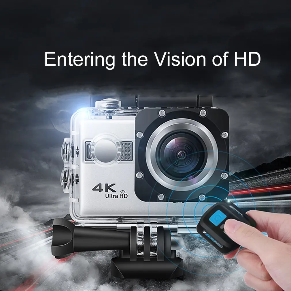 Экшн-камера H9 Ultra HD 4K WiFi Пульт дистанционного управления спортивная видеокамера DVR DV go Водонепроницаемая профессиональная камера