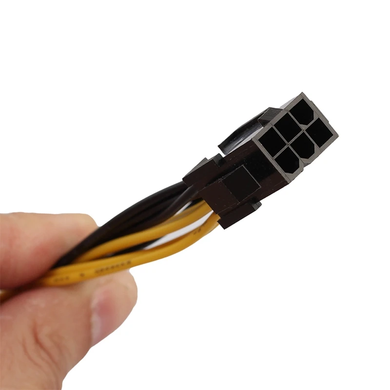 6PIN to dual 8PIN(6PIN+ 2PIN) для видеокарты, линия питания PCIE, разветвитель питания для графического BTC шахты