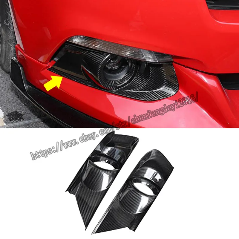 Для Ford Mustang углеродное волокно Стиль внешний комплект кузова украшения Чехлы отделка