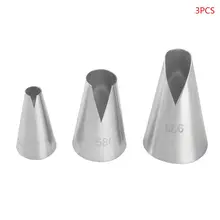 3 шт./компл. Нержавеющая сталь, кондитерский насадки клецки формочка для десерта коррекции формы для выпечки инструменты для украшения