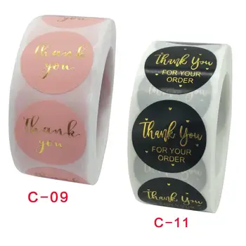 

Printing Round Vinyl Laser Thankyou Adhesive Stickers Label Logo Roll Hologram Sticker