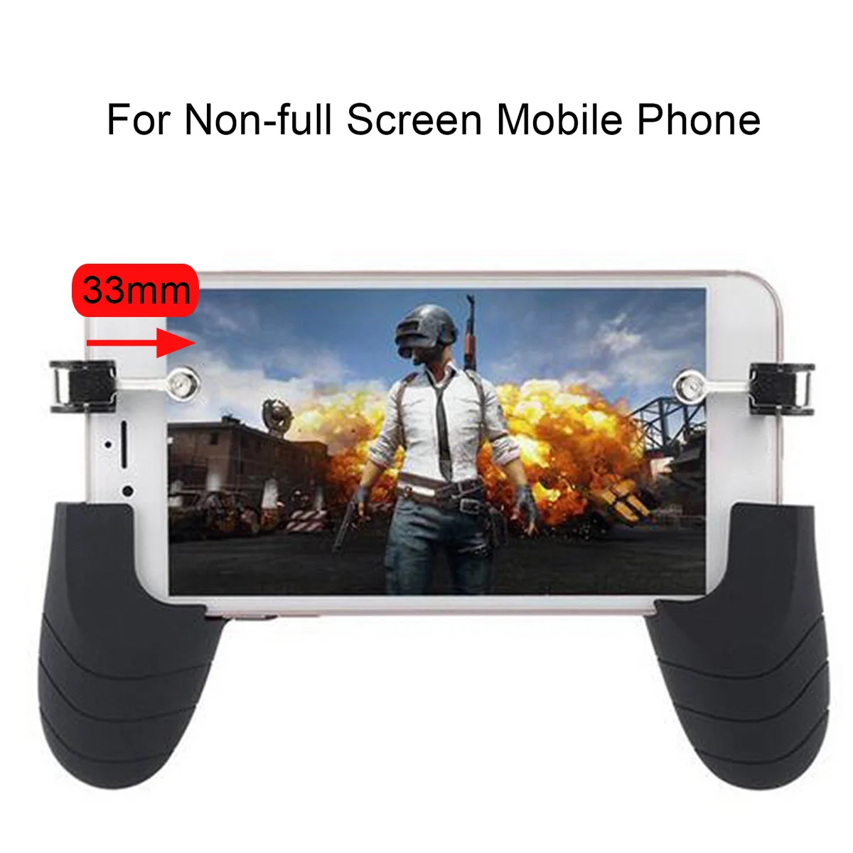 Игровой геймпад, джойстик для PUBG L1R1, шутер, контроллер, триггер, кнопка срабатывания, для Ipad, IOS, Android, телефона, планшета - Цвет: B
