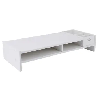 

Universal Multi-Use Monitor Heighten Wooden Portable Notebook Stand Bracket Laptop Table Desk For Computer