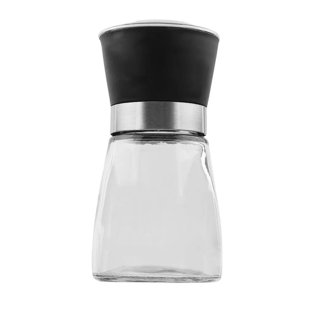 

2020 Home Kitchen Accessories Stainless Steel Glass Manual Pepper Salt Spice Mill Grinder Pepper Grinder Spice Container