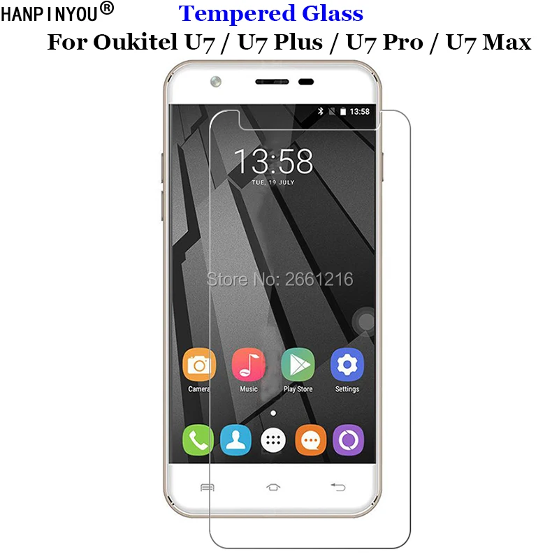 

For Oukitel U7 / U7 Plus / U7 Pro / U7 Max 5.5" Tempered Glass 9H 2.5D Premium Screen Protector Film