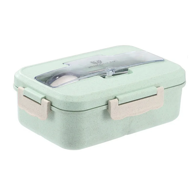 L Силиконовый складной контейнер для микроволновой печи Bento, Портативный Ланч-бокс из здорового материала, контейнер для хранения продуктов, контейнер для еды, 1 шт./3 шт - Цвет: L