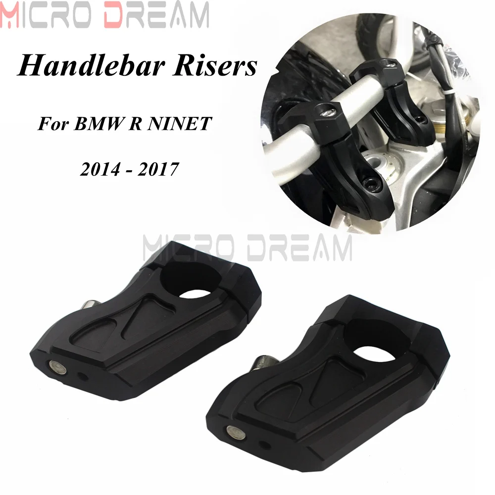 Для BMW черный руль зажим стояки бар крепление зажим для BMW R NINE T- R NINET R 9T руль из алюминиевого сплава стояки