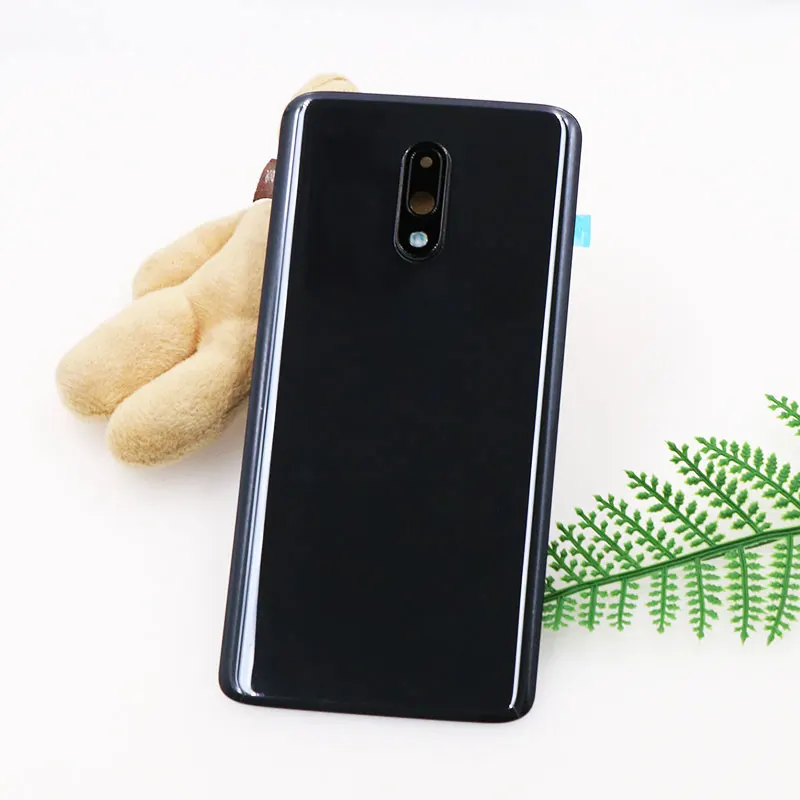 Для OnePlus 7 Чехол для батареи для мобильного телефона сменный защитный корпус для двери стеклянная крышка для батареи с объективом для камеры для OnePlus 7