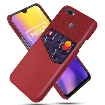 

DCK Leather Hard Cloth Card Phone Cases for OPPO Realme 2 Pro 3 Pro 3Pro 5 Pro Realme U1 X Slim Hybrid Hard Platic Phone Cover