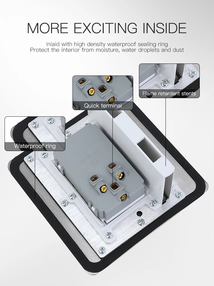 prateado com soquete residencial de alto padrão