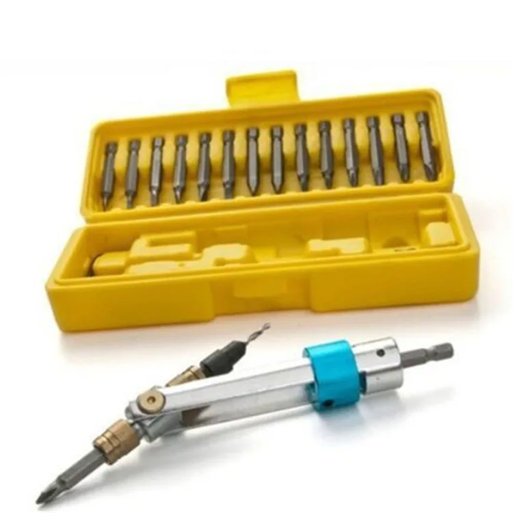 Manufacturers Direct Selling Half 20bits High Speed Steel Drill Bit Wind Approved Double-purpose Screwdriver 20-Piece Set Wholes