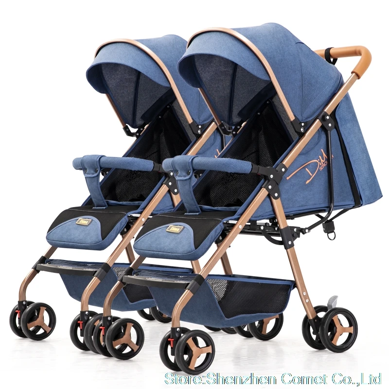 double seater stroller