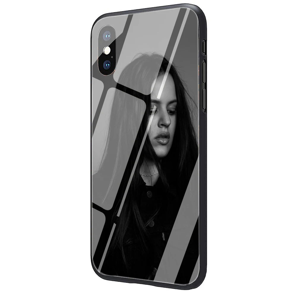 G11 EWAU красивый Розалия закаленное стекло чехол для телефона чехол для iPhone 5 5S SE 6 6s 7 8 Plus X XR XS 11 Pro Max - Цвет: G11