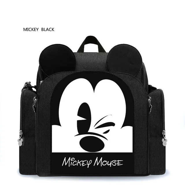 Disney Brand Dining Chair Bag Multifunctional Diaper Bag Nappy Organizer Backpack Nursing Bag For Baby Care Mother Handbag - Цвет: 3