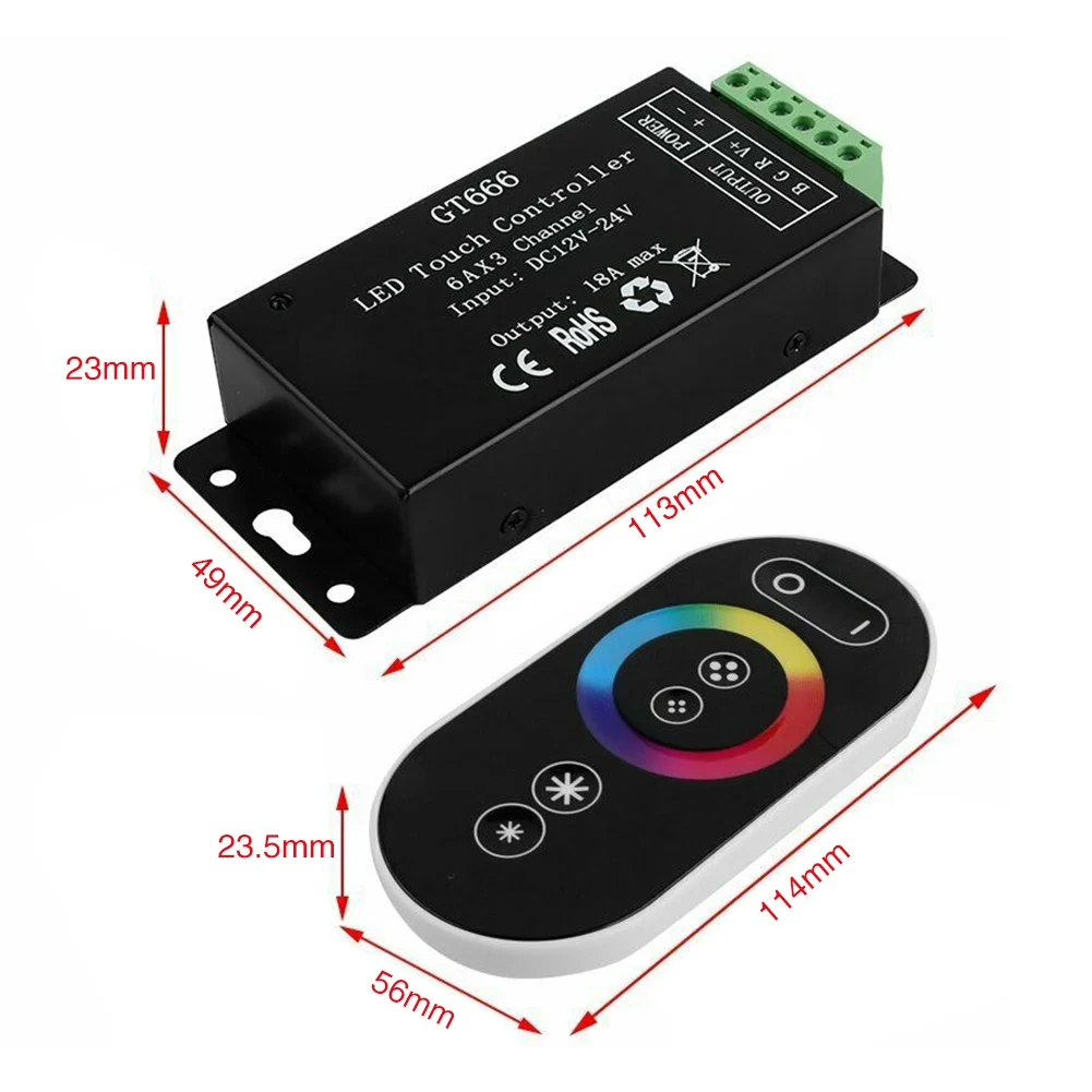 Диммер RGB управление Лер сенсорный Домашний Беспроводной интеллектуальный с несколькими режимами светодиодный светильник с дистанционным управлением