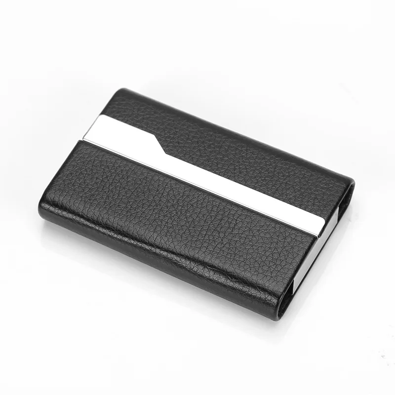 

Stainless Steel Cardcase Metal Cardcase PU Business Card Holder Business Card Case Thick Metal Name Card Holder Manufacturers