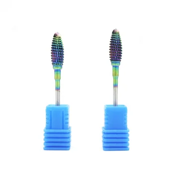 

colorful Tungsten Carbide Nail Drill Bits Machine Nail Cutter Nail File Manicure Carbide Nail Drill Bit&Dental Burs