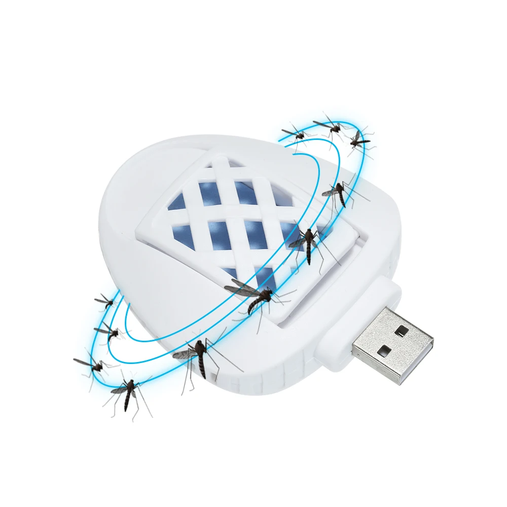 Электрический USB убийца комаров Портативный Отпугиватель без запаха долговечный
