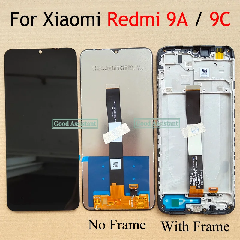 Оригинальный черный 6 53 &quotдля Redmi 9A M2006C3LC M2006C3LG ЖК-дисплей Дисплей кодирующий