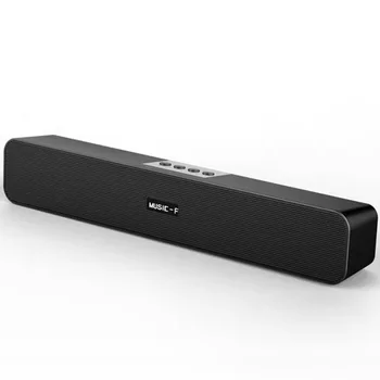 

10W Bluetooth soundbar wireless sound bar surround stereo subwoofer home theater sound support PC TV mobile phone U disk TF card