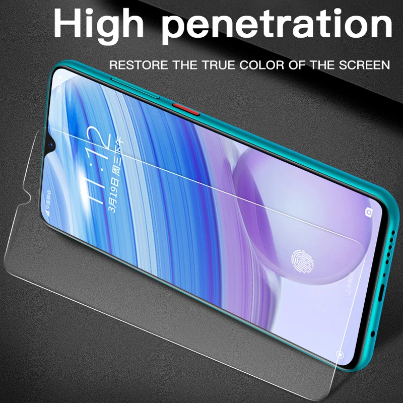 Закаленное стекло для Xiaomi Redmi Note 8 9 Pro Max 7 8T 9S Защитное 8A 7A 9A защитная пленка экрана 3