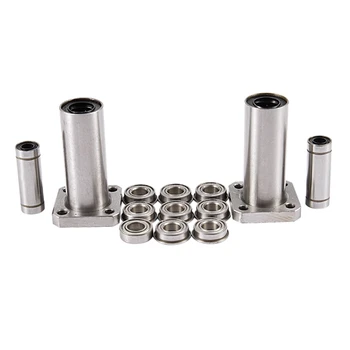 

3D Printer Part Ball Bearings / Square Flanged Linear Bearings Lmk12Luu+Lm6Luu+688Zz +F688 Bearing Kit for Ultimaker 2 Um2