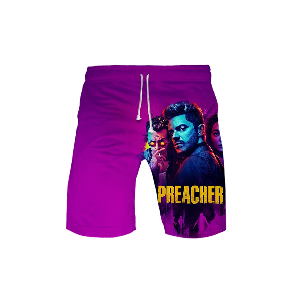F. T ТВ серия Preacher сезон 4 Джесси кассиди тюльпан 3d печать летние мужские модные трендовые шорты популярные повседневные летние шорты