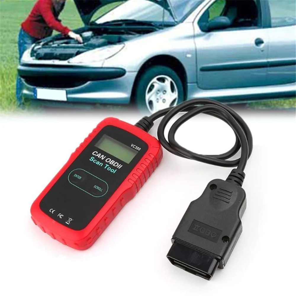 OBD2 автомобильный сканер VC300 Автомобильный диагностический интерфейс инструмент поддержка SAE J1850 протокол CY-300 OBDII автомобильные аксессуары