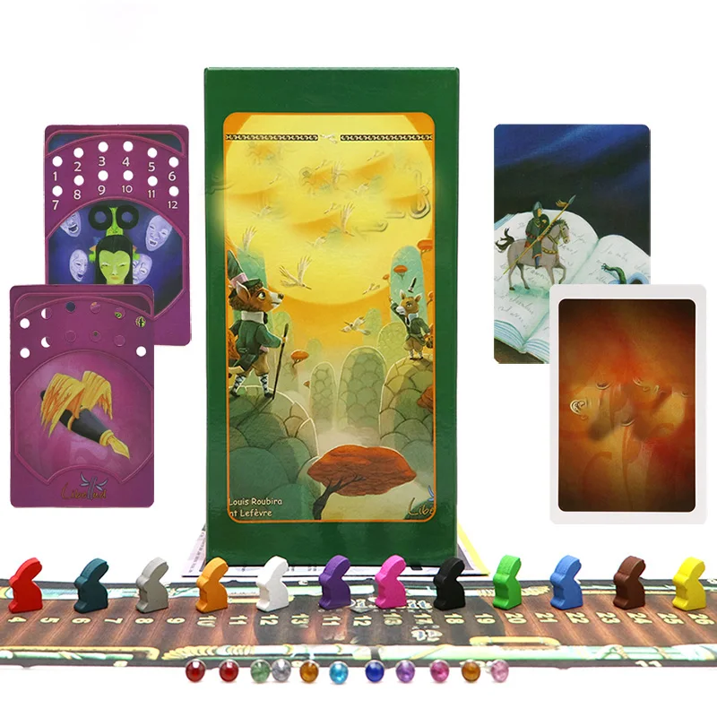 Расскажите story deck 1 + 2 3 4 5 6 7 8 карточная игра 672 карт деревянные кролики детские