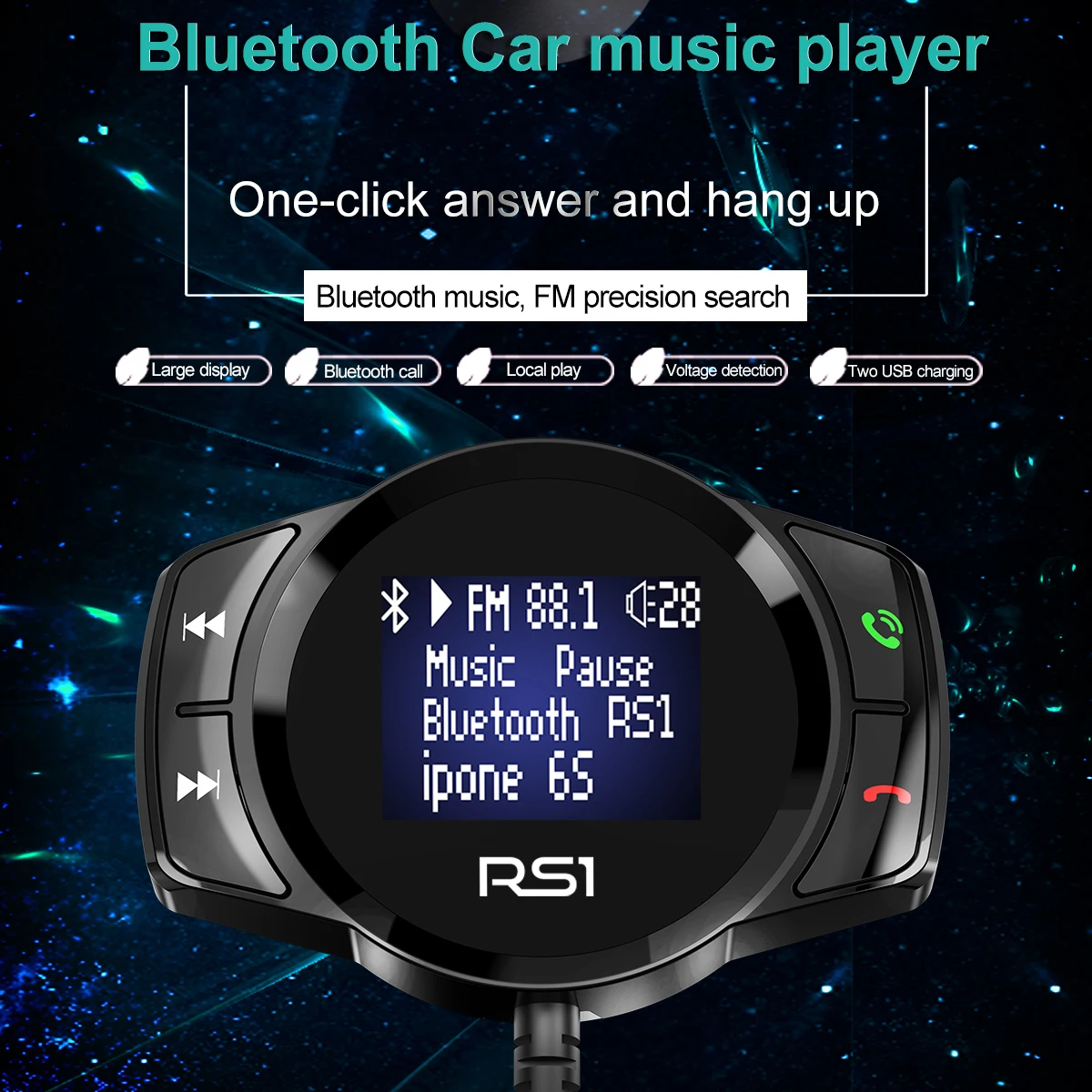 Bluetooth fm-передатчик Автомобильный MP3-плеер модулятор громкой связи автомобильный комплект двойной USB порт быстрое зарядное устройство адаптер для iPhone X